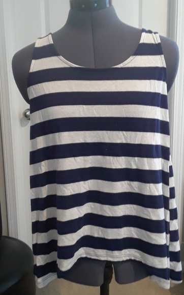 Open back striped shirt - Picture 2 of 5